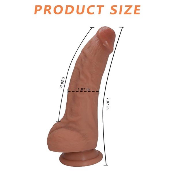 7 Inch Ultra Soft Thick Anal Dildo In Pakistan